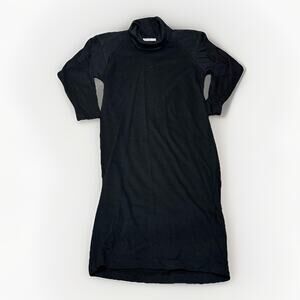 Vintage Carol Anderson Maxi Dress Womens L/XL black Lagenlook Relaxed Silhouette